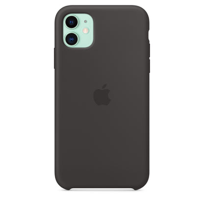 Apple iPhone 11 Silikon Case schwarz – Detail