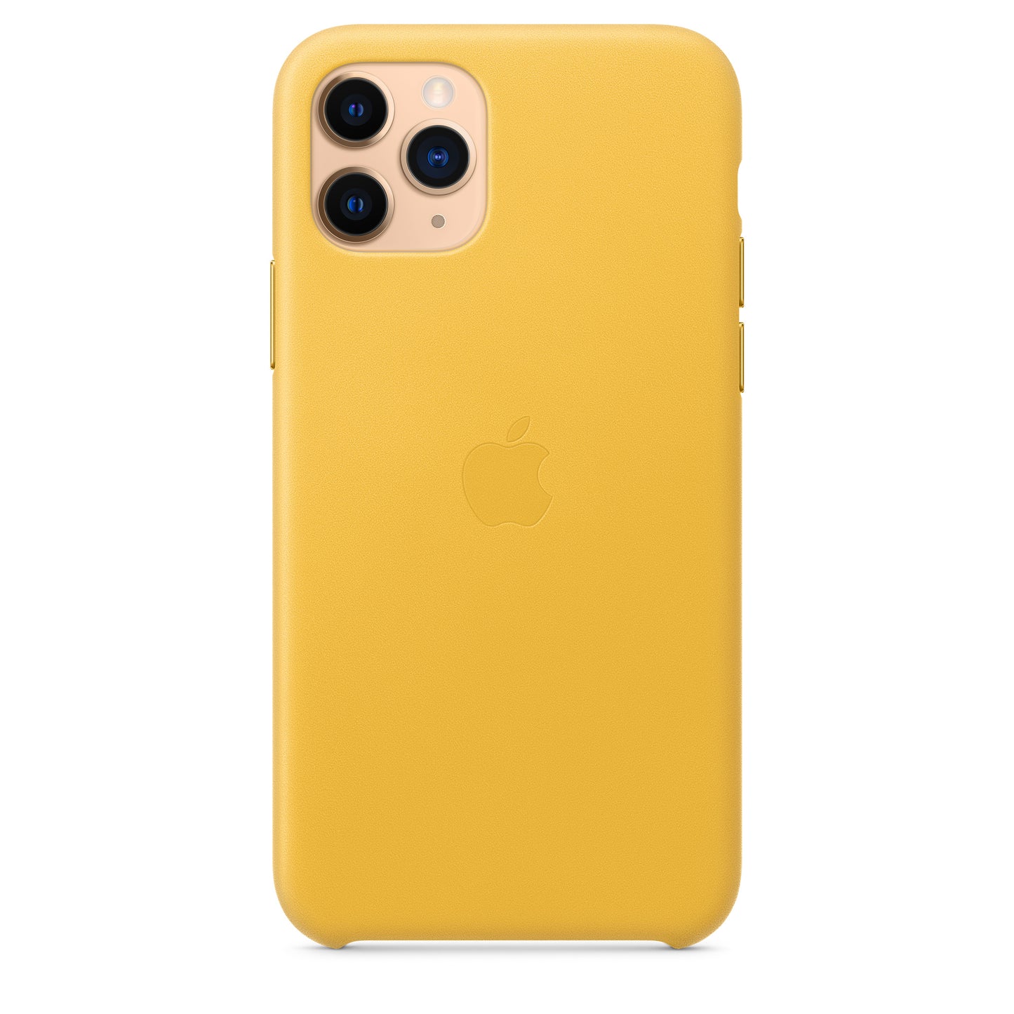 Apple iPhone 11 Pro Leder Case, sonnengelb – Anwendung