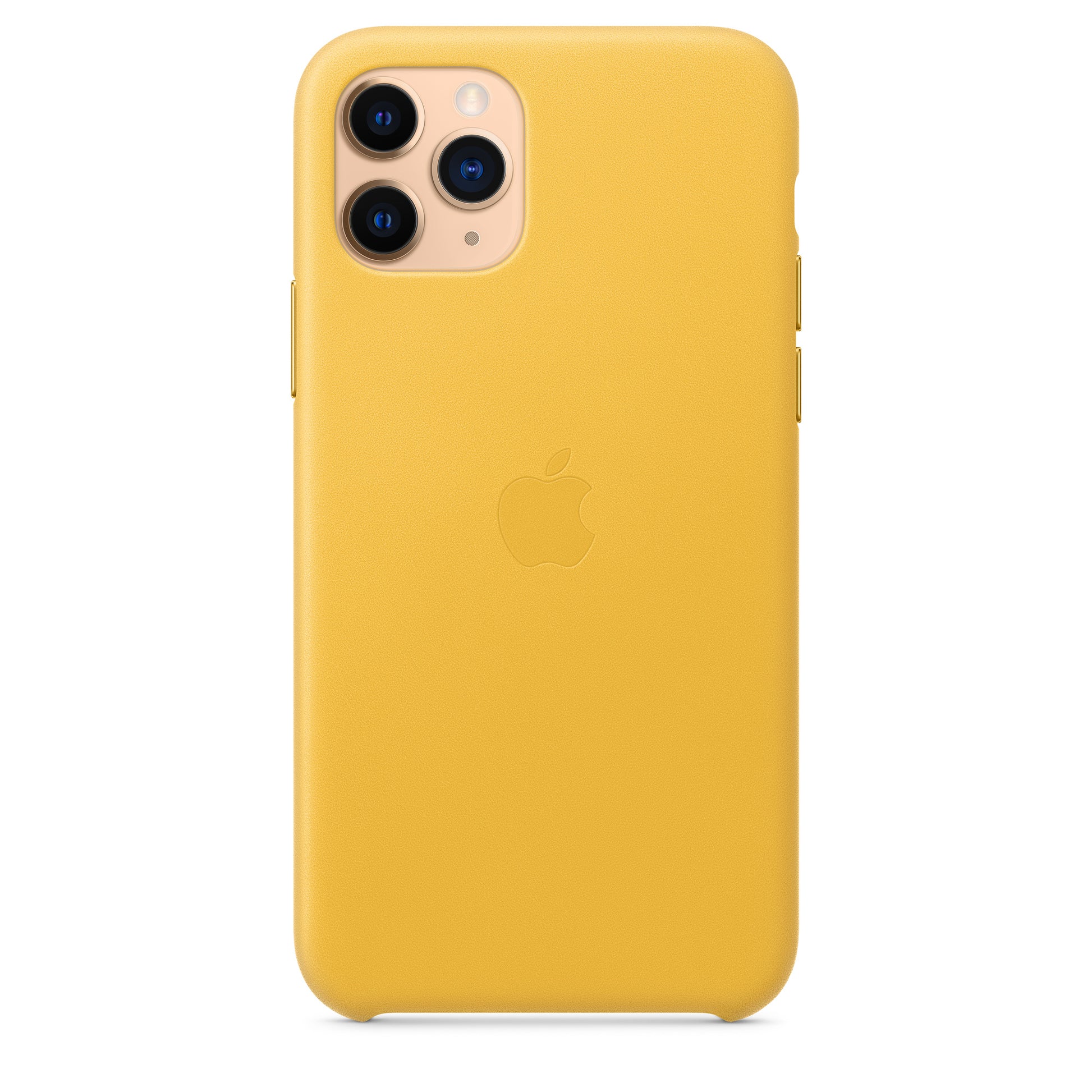 Apple iPhone 11 Pro Leder Case, sonnengelb – Anwendung