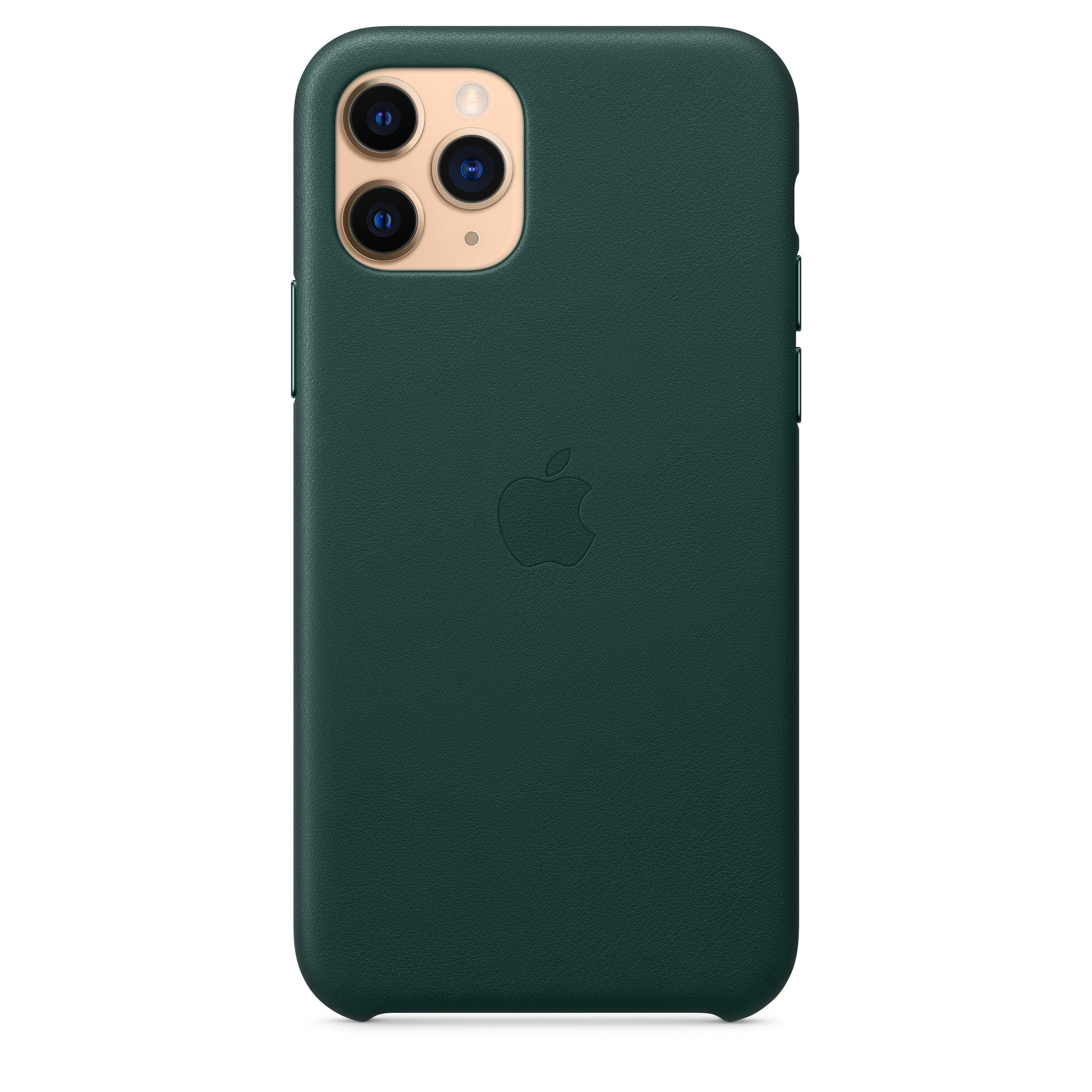 Apple iPhone 11 Pro Leder Case, waldgrün – Anwendung