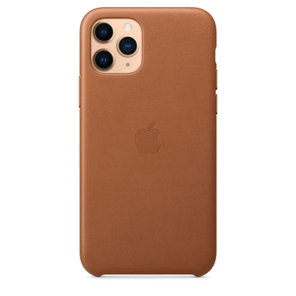 Apple iPhone 11 Pro Leder Case, sattelbraun – Anwendung