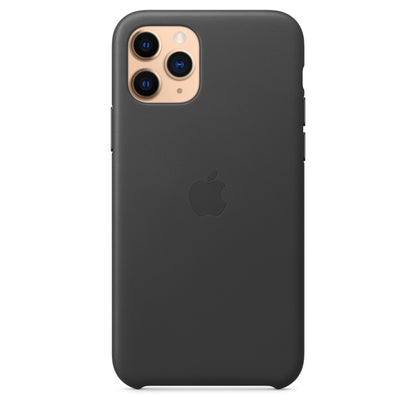 Apple iPhone 11 Pro Leder Case, schwarz – Anwendung