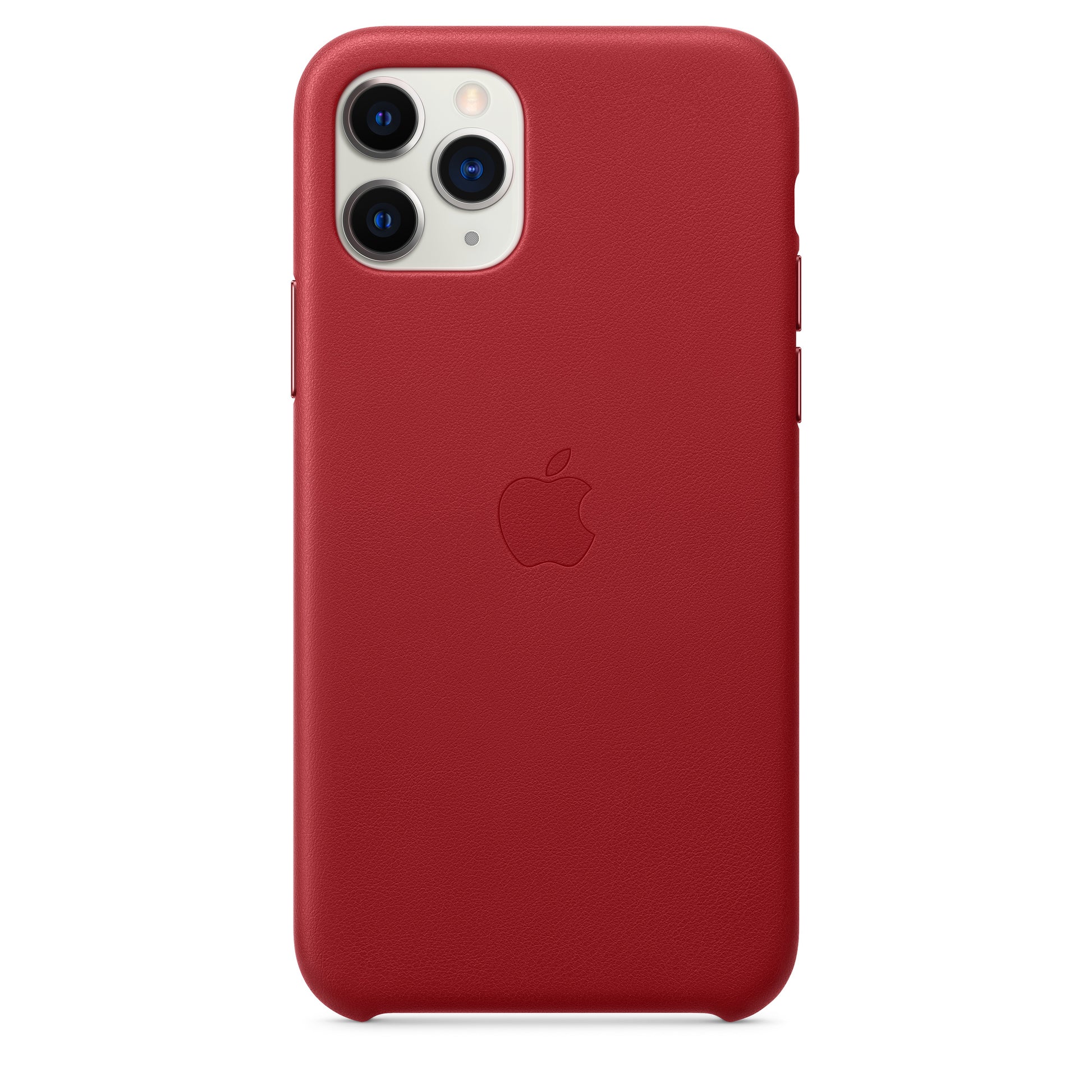 Apple iPhone 11 Pro Leder Case RED – Detail