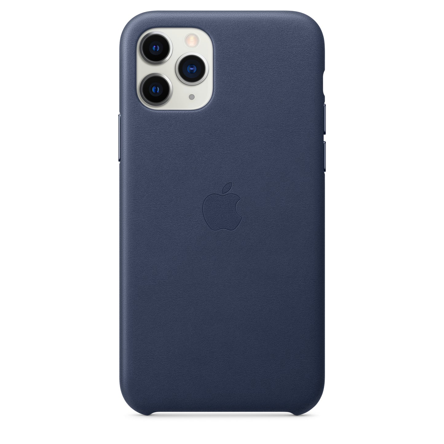 Apple Leder Case für iPhone 11 Pro mitternachtsblau – Detail
