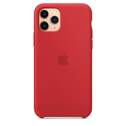 Apple iPhone 11 Pro Silikon Case, RED – Anwendung