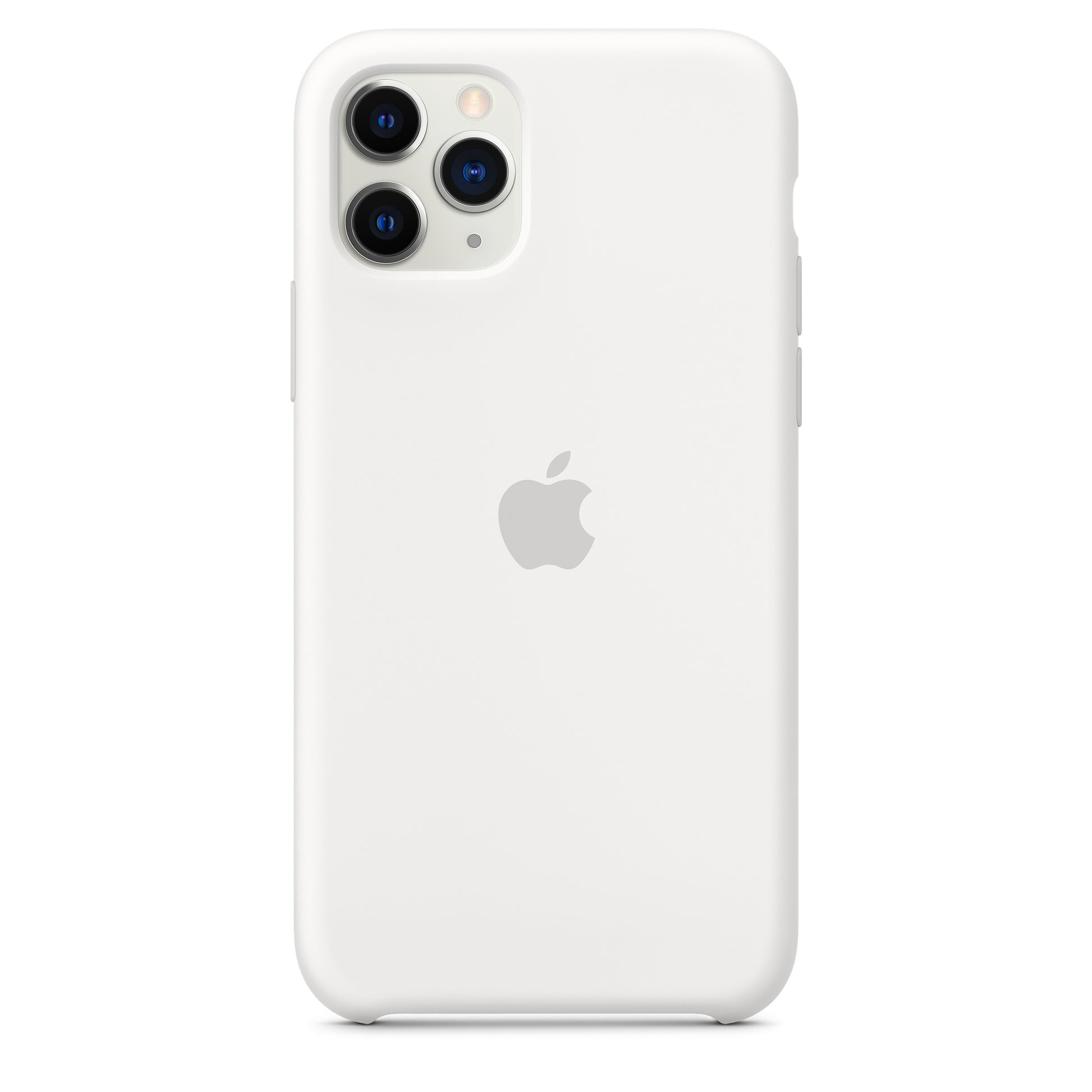 Apple iPhone 11 Pro Silikon Case, weiß – Detail