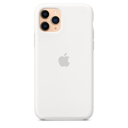 Apple iPhone 11 Pro Silikon Case, weiß – Anwendung