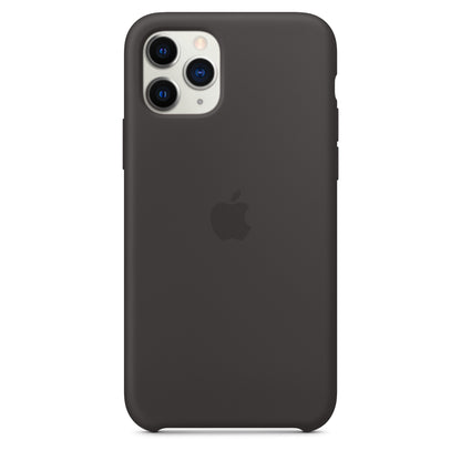 Apple iPhone 11 Pro Silikon Case, schwarz – Detail