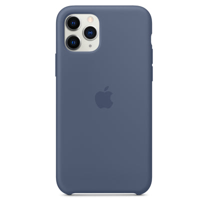 Apple iPhone 11 Pro Silikon Case, alaskablau – Detail