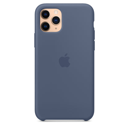 Apple iPhone 11 Pro Silikon Case, alaskablau – Anwendung