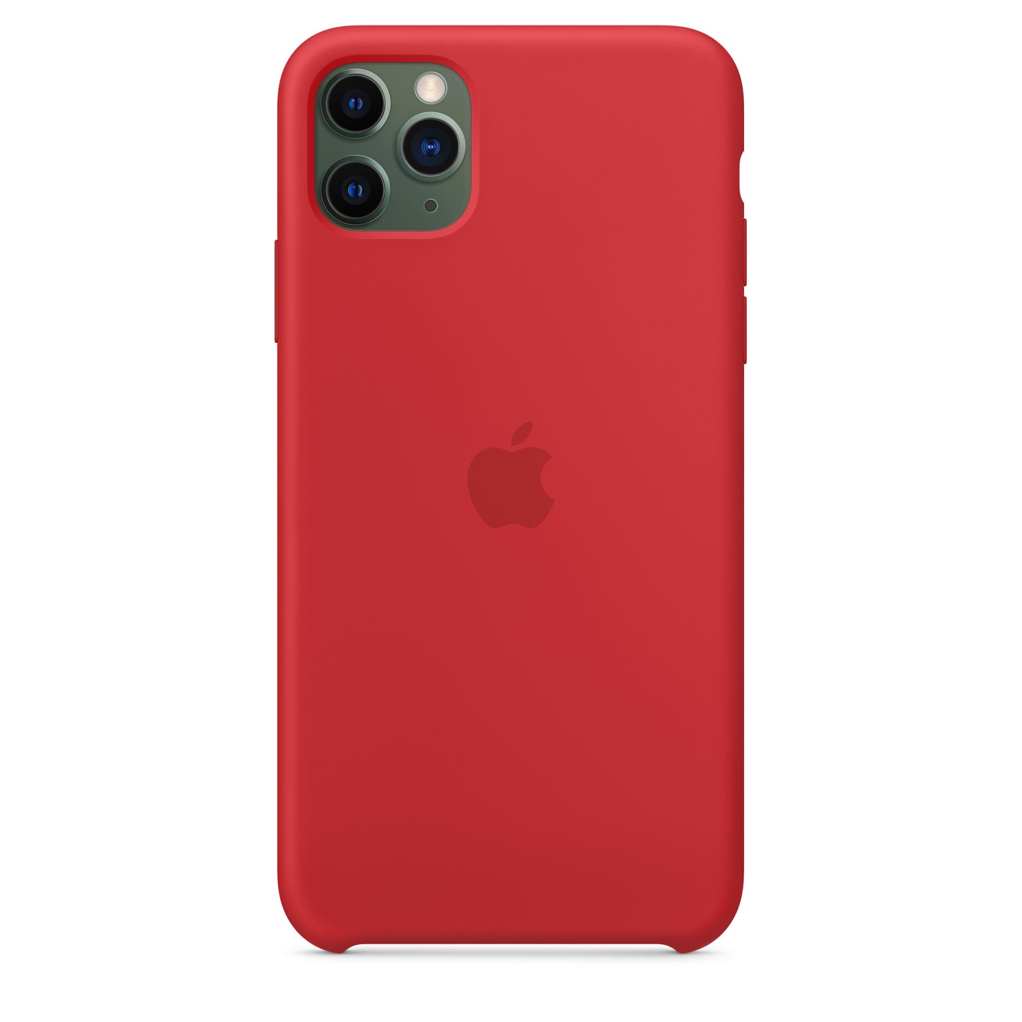 Apple iPhone 11 Pro Max Silikon Case, RED – Rückseite