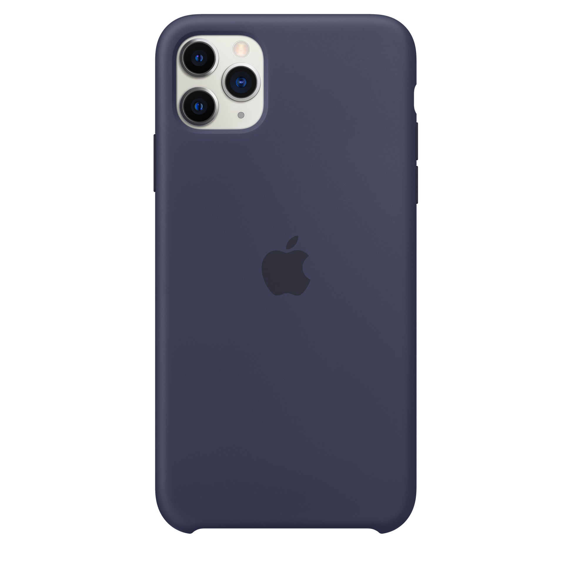 Apple iPhone 11 Pro Max Silikon Case, mitternachtsblau – Detail