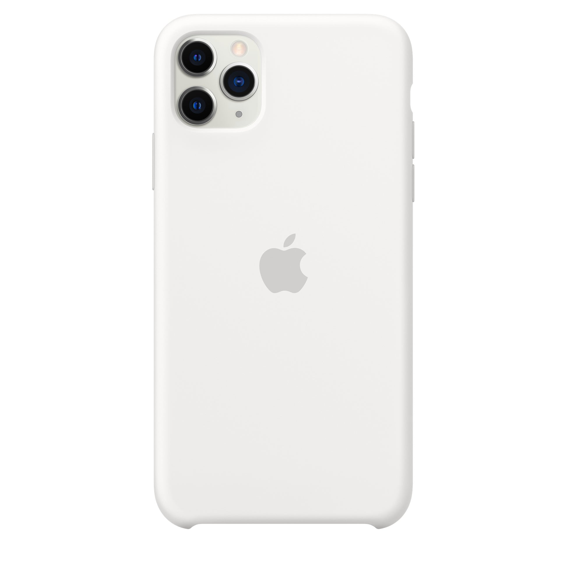 Apple iPhone 11 Pro Max Silikon Case, weiß – Detail