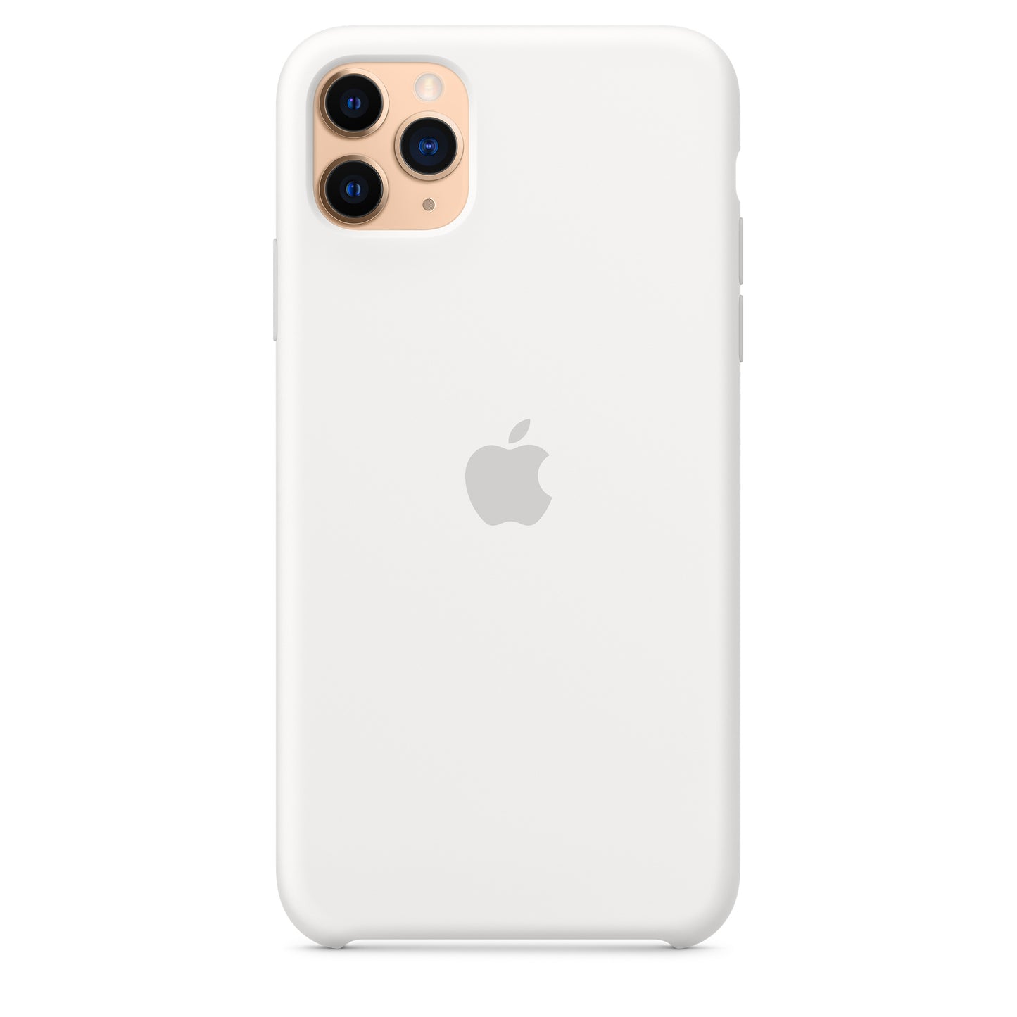 Apple iPhone 11 Pro Max Silikon Case, weiß – Anwendung