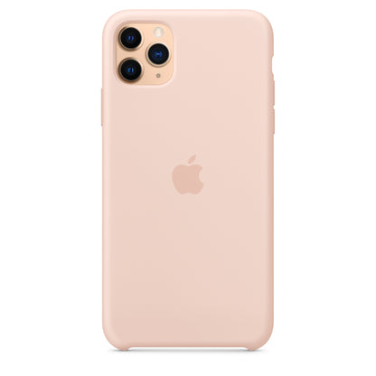 Apple iPhone 11 Pro Max Silikon Case, sandrosa – Anwendung