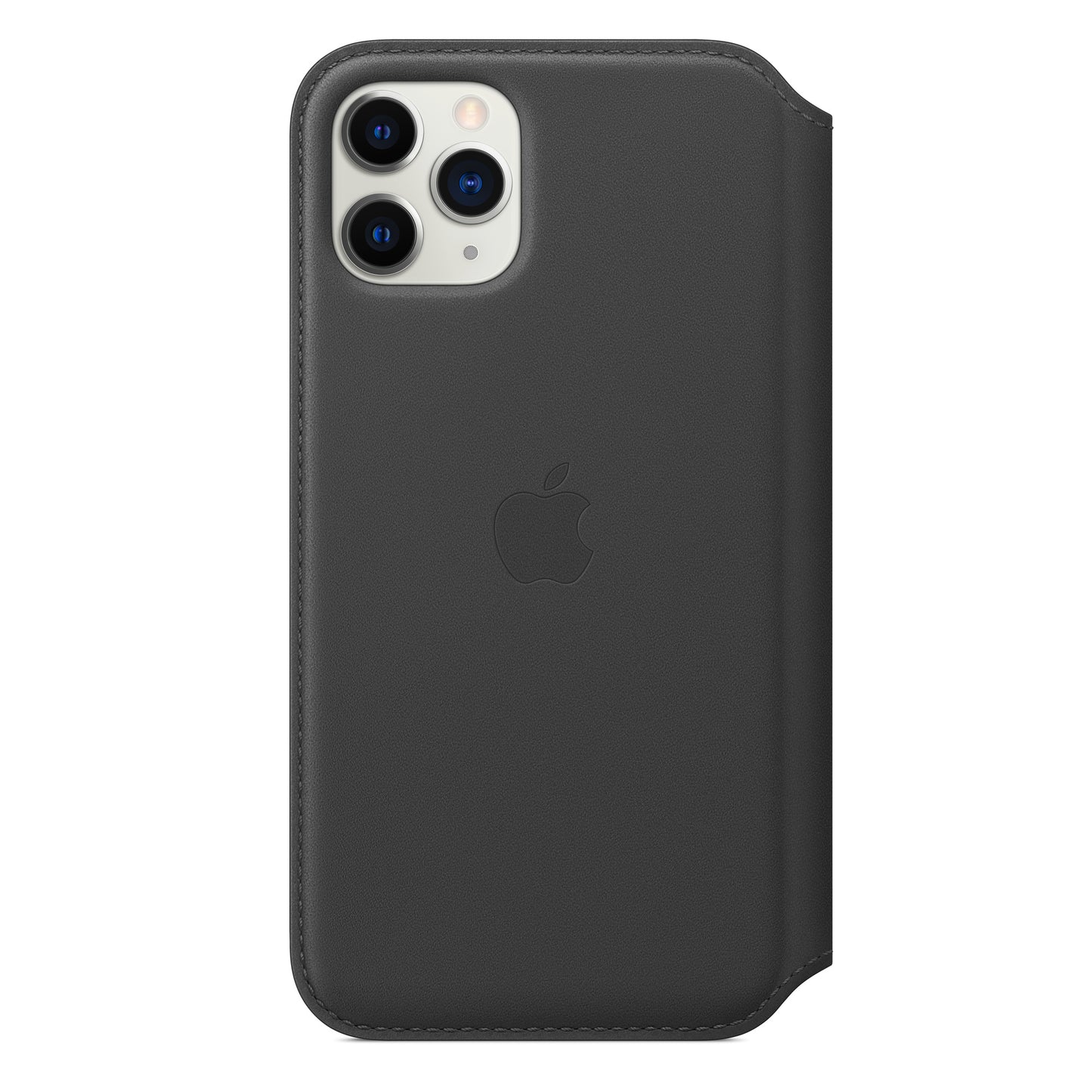 Apple iPhone 11 Pro Leder Folio, schwarz – Detail