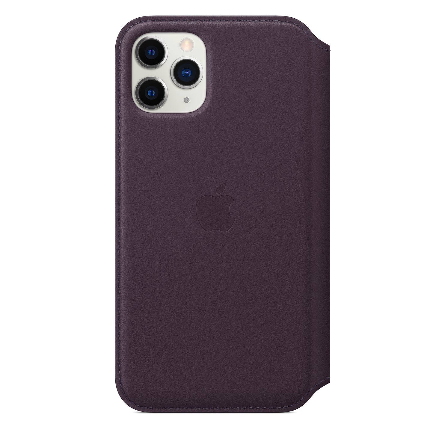 Apple iPhone 11 Pro Leder Folio, aubergine – Detail