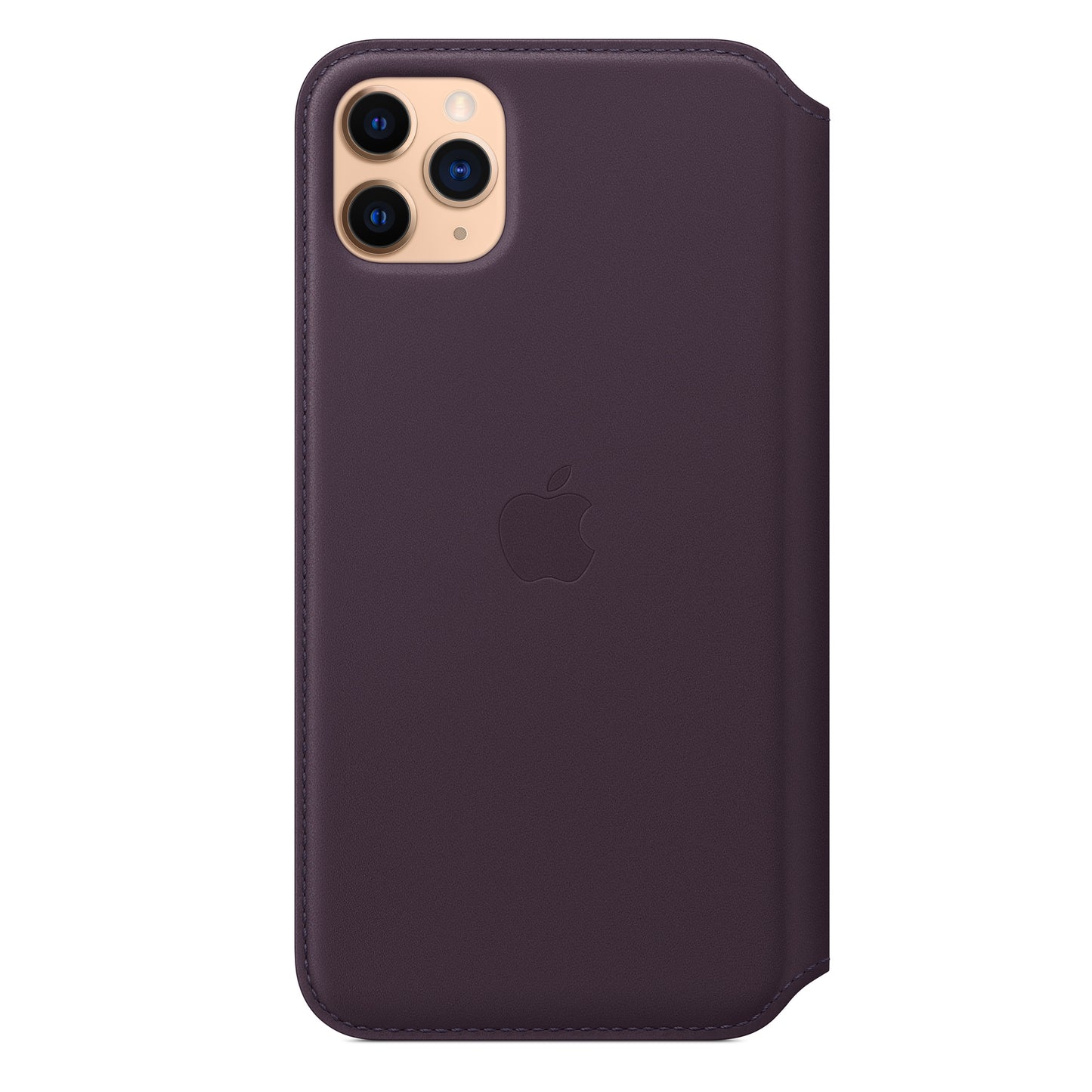 Apple iPhone 11 Pro Max Leder Folio, aubergine – Anwendung