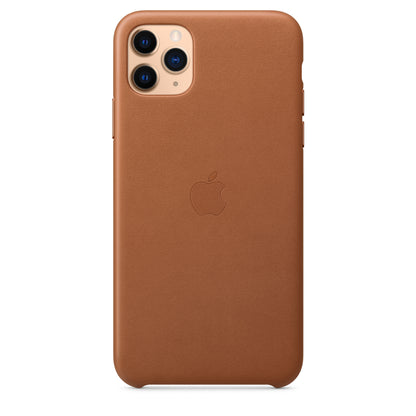 Apple iPhone 11 Pro Max Leder Case, sattelbraun – Anwendung