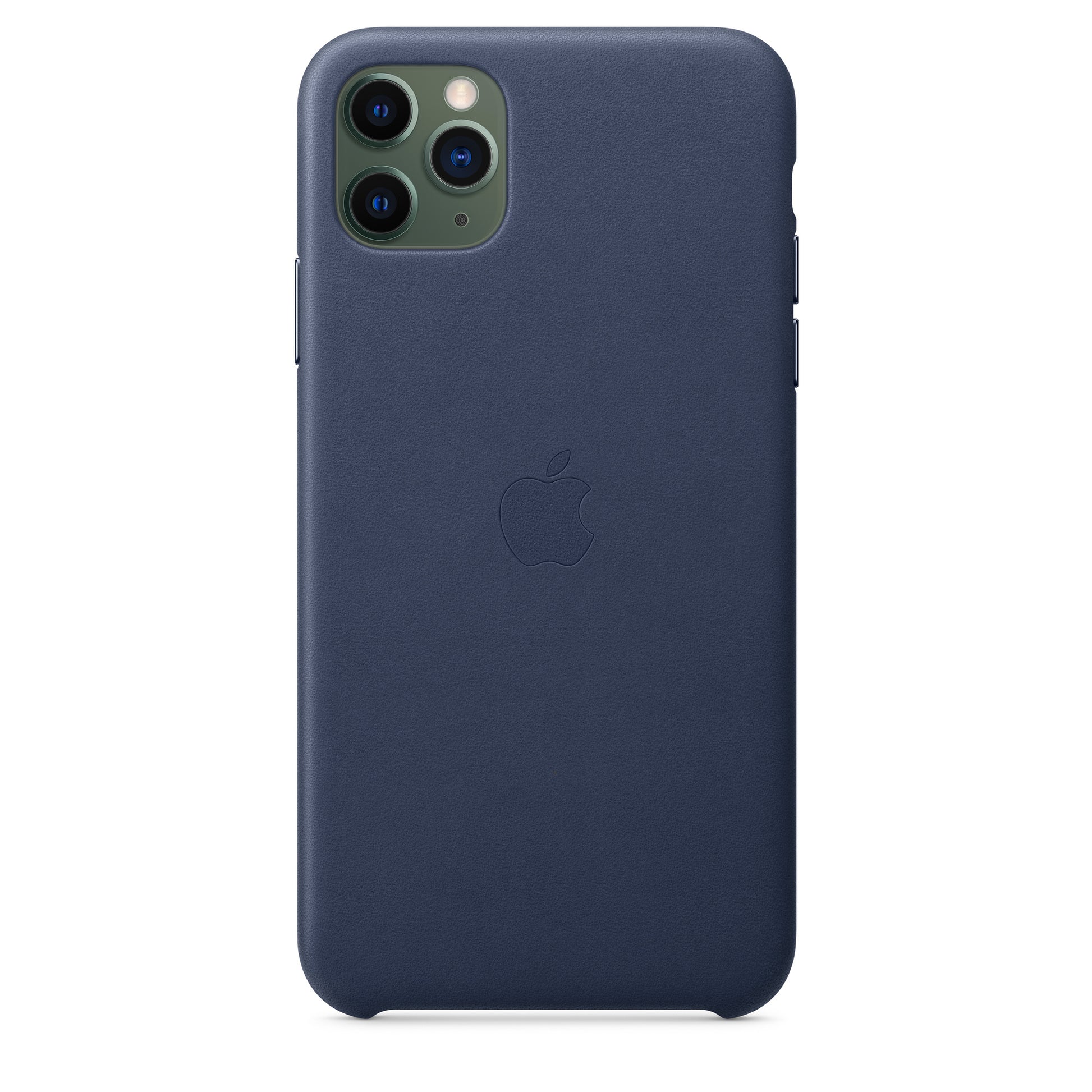 Apple iPhone 11 Pro Max Leder Case, sonnengelb – Rückseite