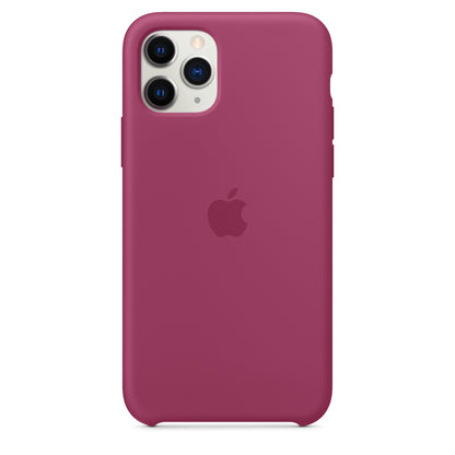 Apple iPhone 11 Pro Silikon Case, granatapfel – Detail
