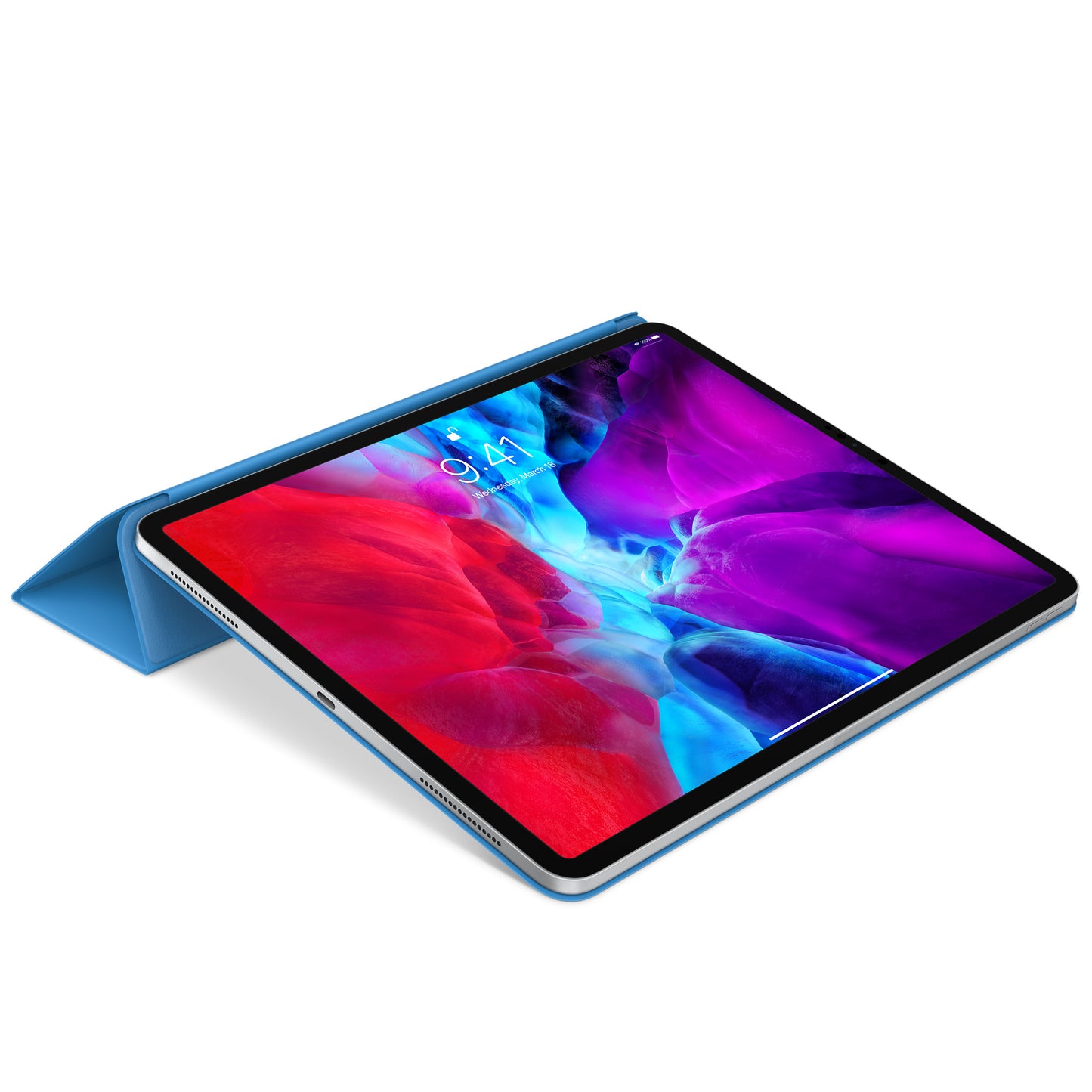 APPLE Smart Folio für 12.9" iPad Pro , surf blue – Rückseite