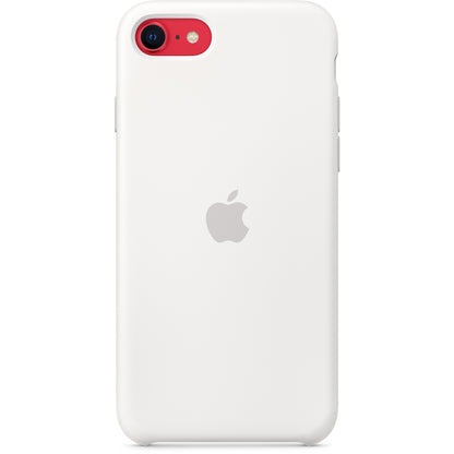 Apple iPhone 7/8/SE2020 Silikon Case weiß – Rückseite