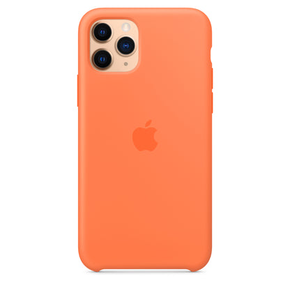 Apple iPhone 11 Pro Silikon Case, vitamin c – Rückseite