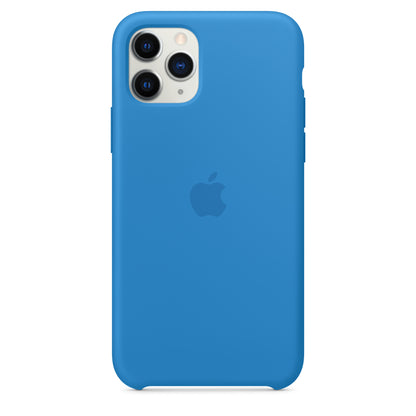 Apple iPhone 11 Pro Silikon Case, surfblau – Detail