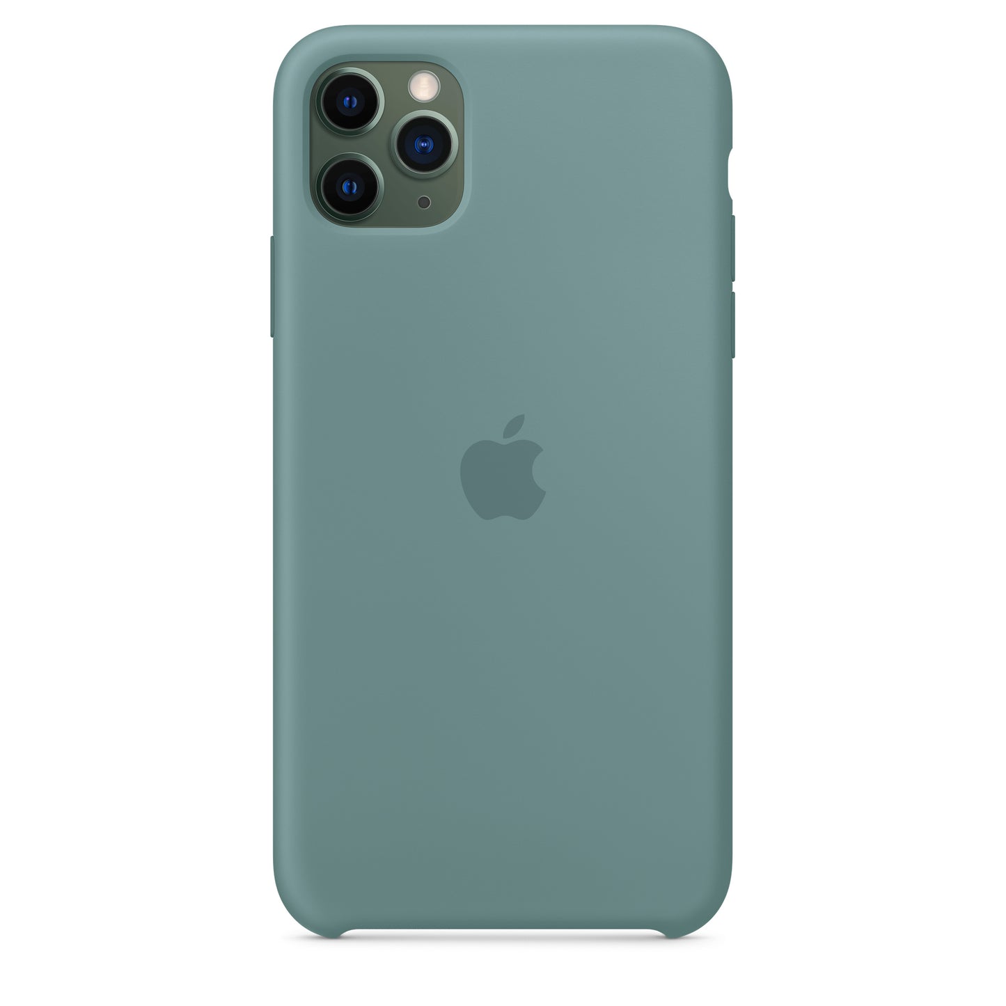 Apple iPhone 11 Pro Max Silikon Case, kaktus – Rückseite