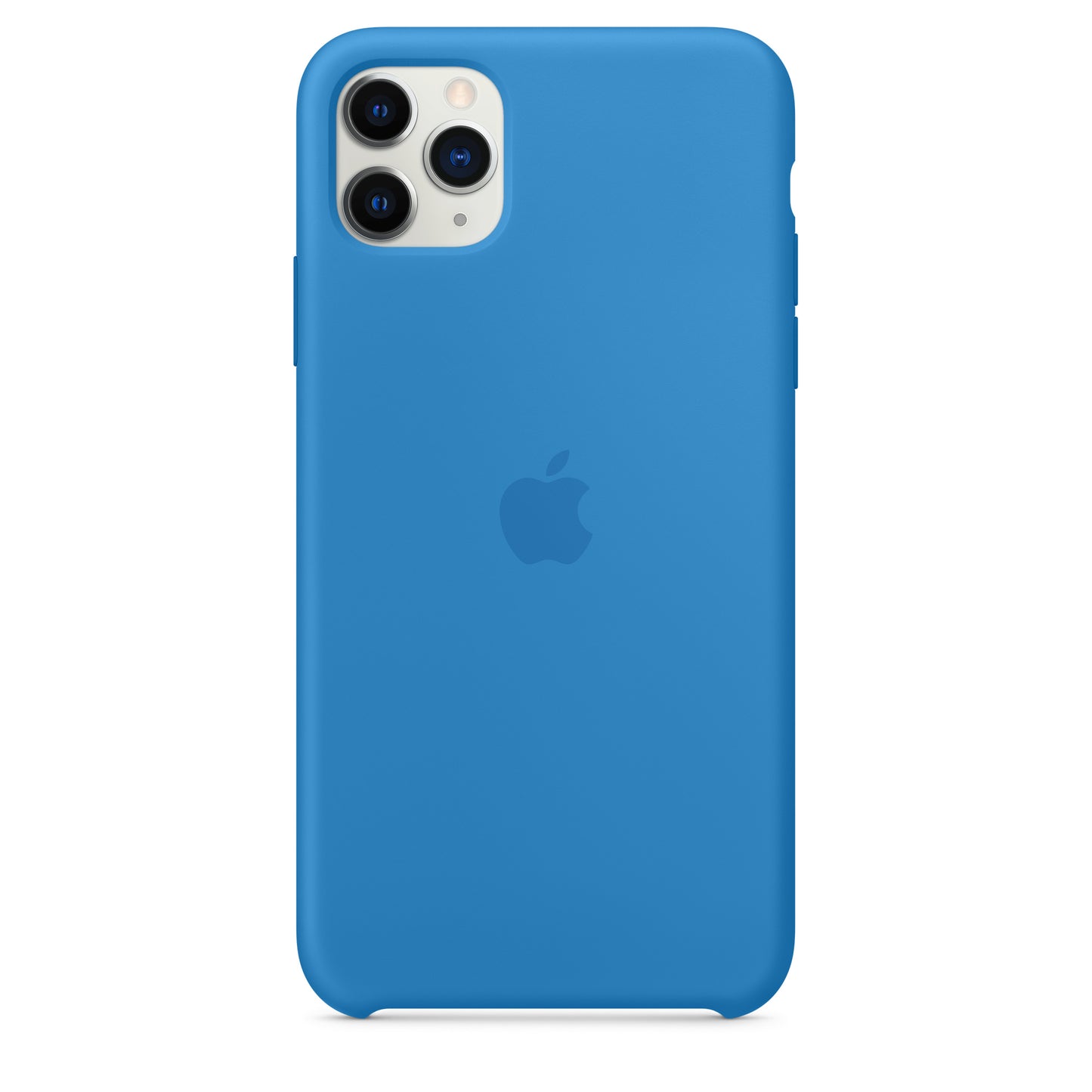 Apple iPhone 11 Pro Max Silikon Case, surfblau – Detail