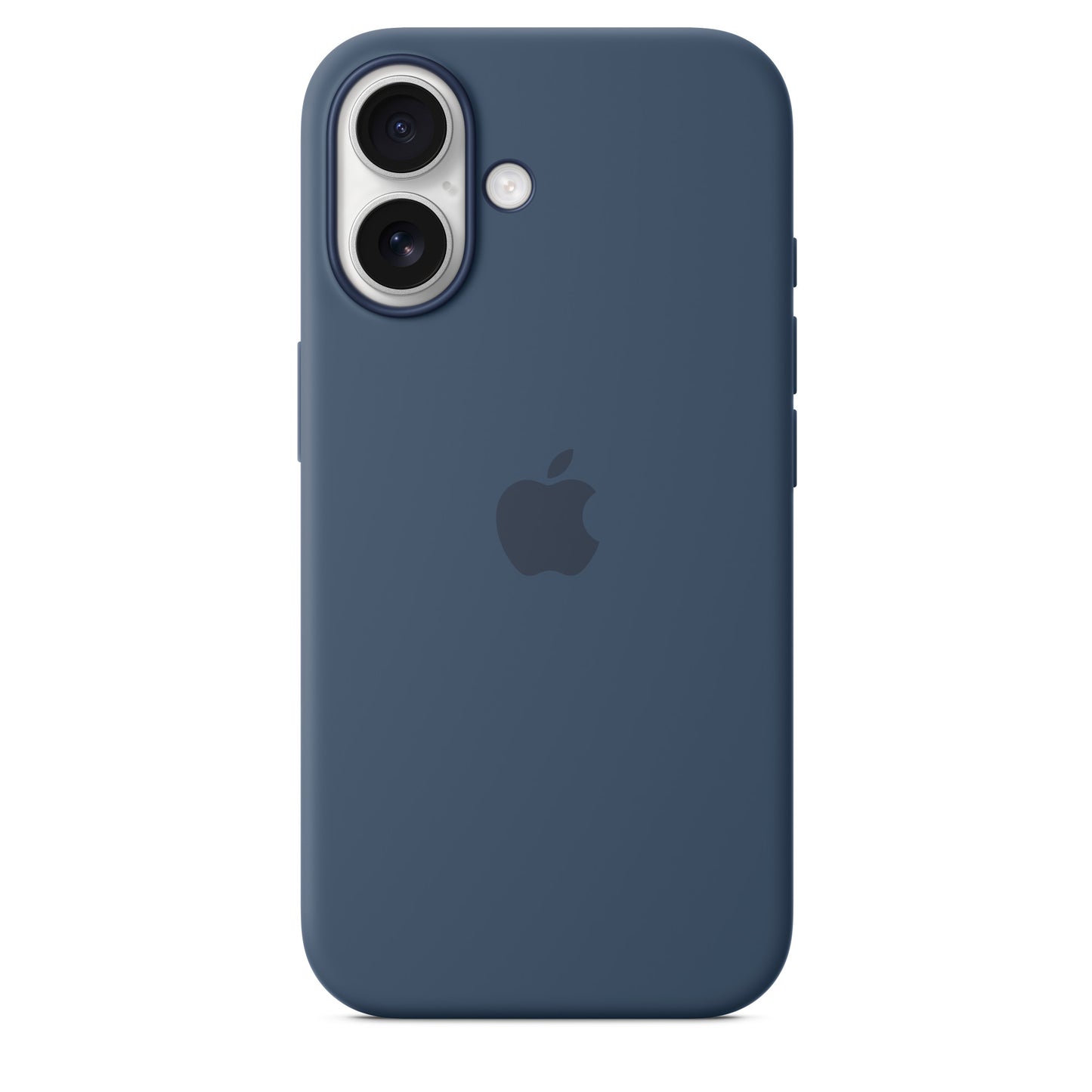 Apple iPhone 16 Silikon Case mit MagSafe Denim – Anwendung