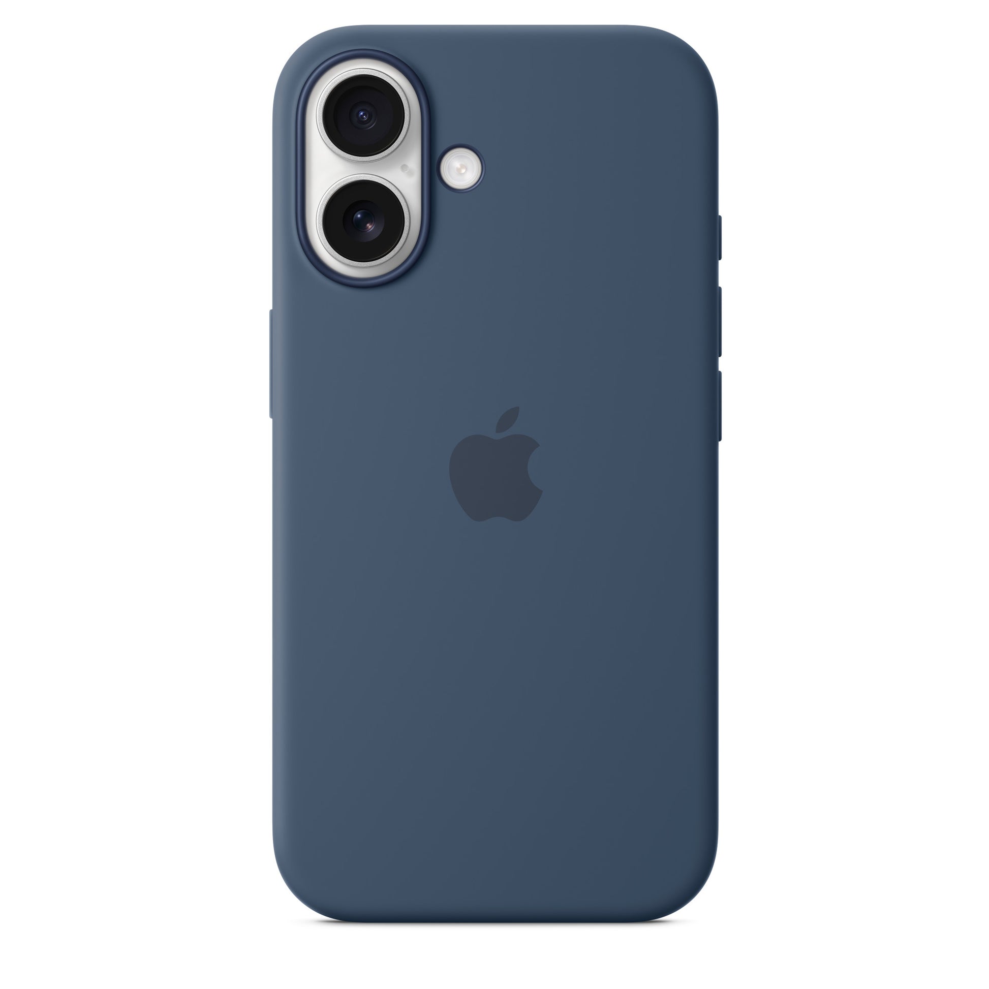 Apple iPhone 16 Silikon Case mit MagSafe Denim – Anwendung
