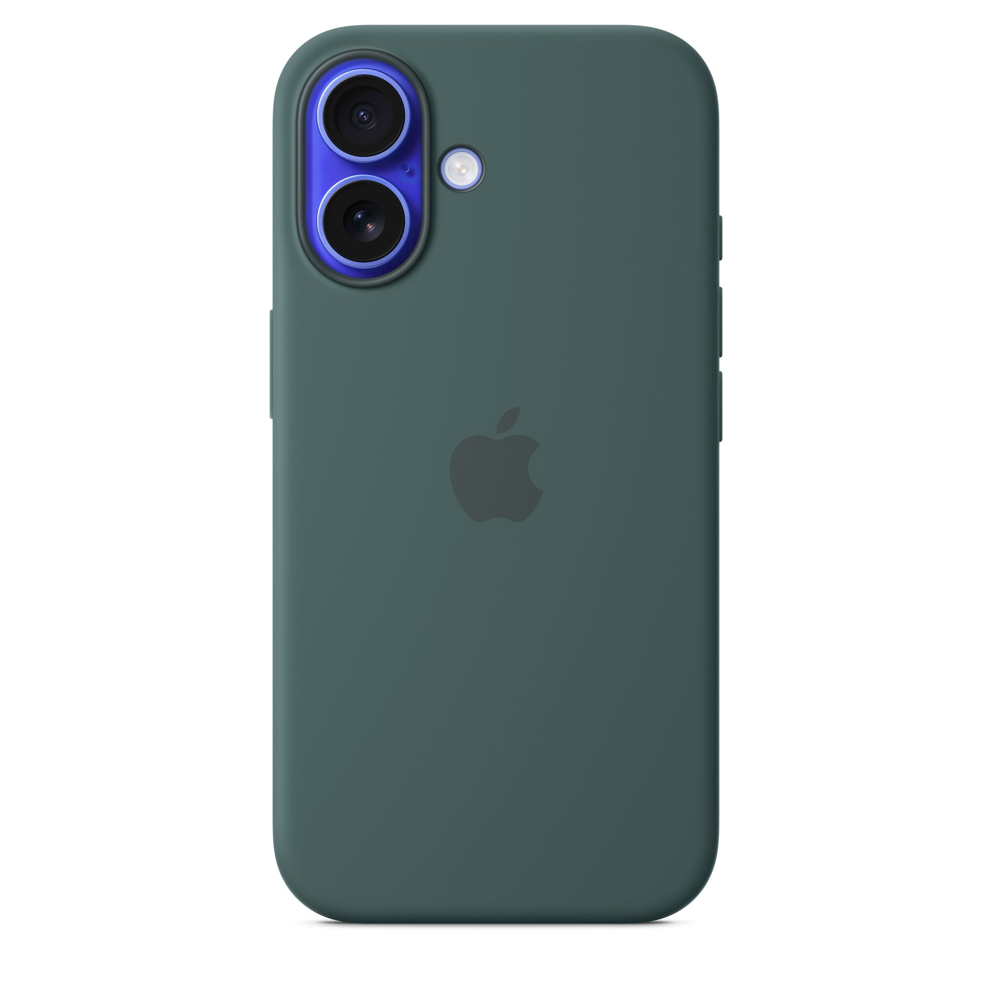 Apple iPhone 16 Silikon Case mit MagSafe seegrün – Detail