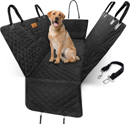 AMZPET 3-in-1 Hunde-Sitzschutz für KFZ-Rückbänke 137cm – Frontansicht