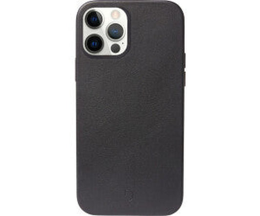 Decoded Magsafe Leder Back Cover iPhone 12 / 12 Pro schwarz