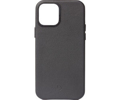 Decoded Leder Back Cover iPhone 12 Pro Max schwarz