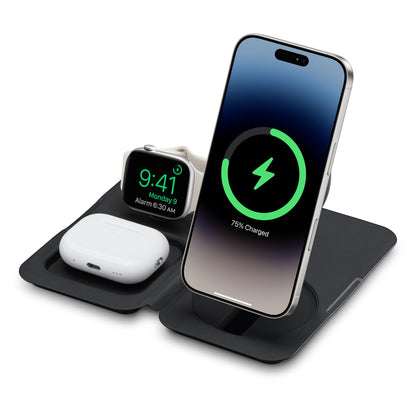 Nimble 3-in-1 Fold Wireless Charger schwarz