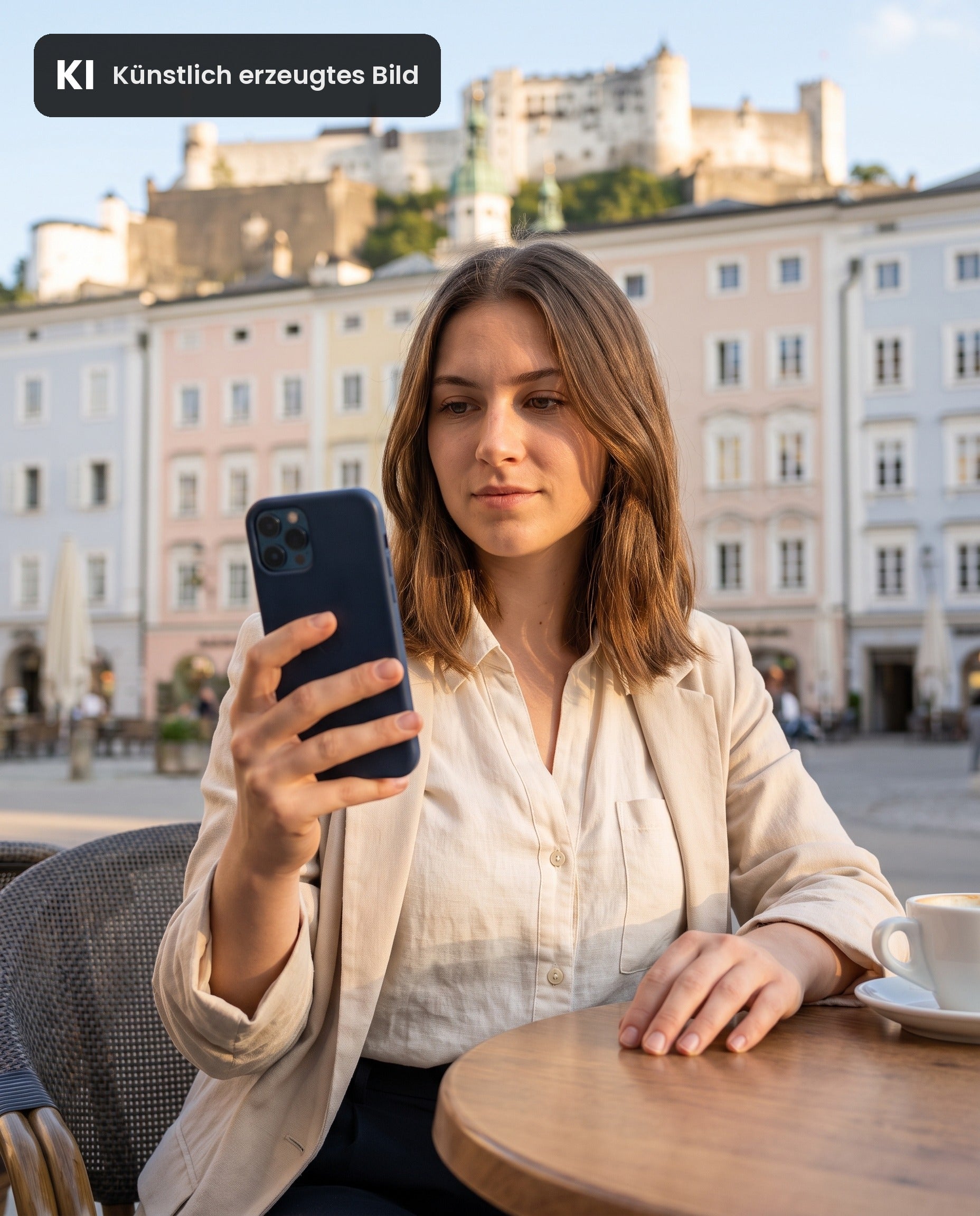 Lifestyle-Aufnahme, künstlich erzeugtes Bild