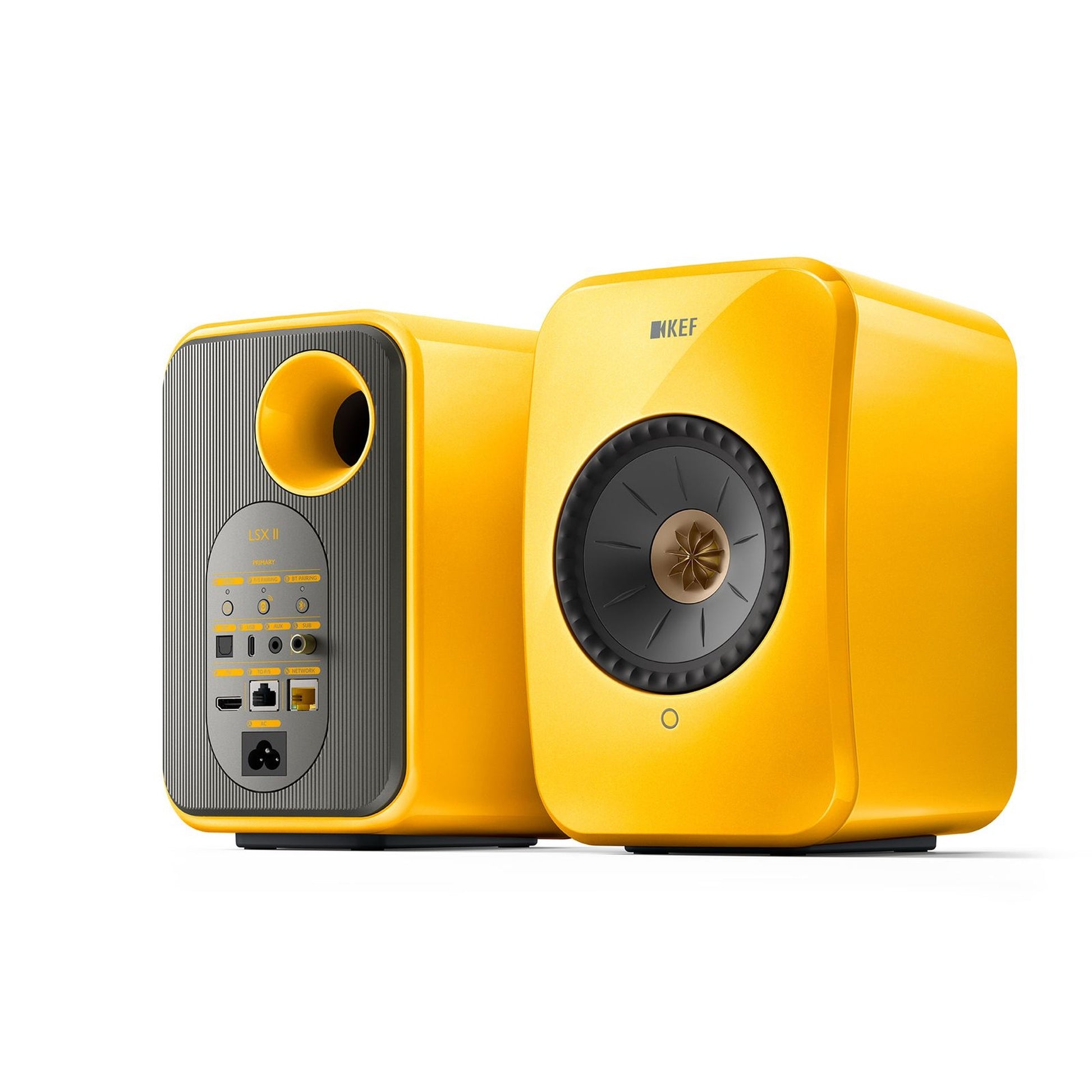 KEF LSX II - SONDEREDITION - Solaris Yellow – Frontansicht