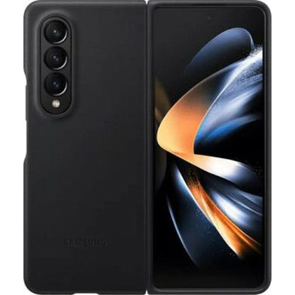 Samsung Galaxy Z Fold 4 Leather Cover Black