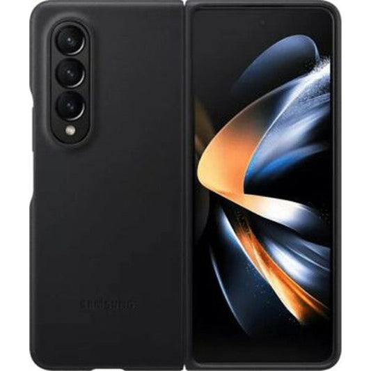 Samsung Galaxy Z Fold 4 Leather Cover Black