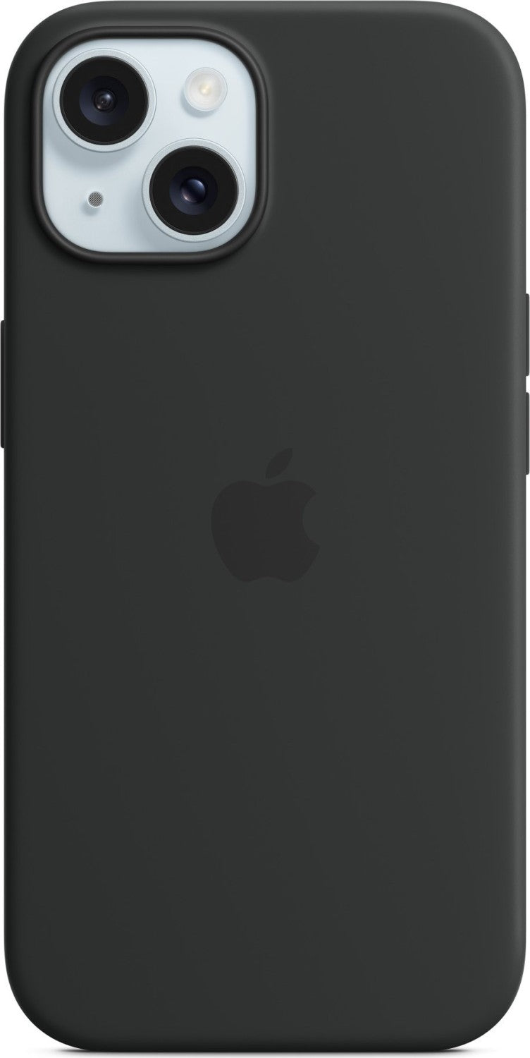 Apple iPhone 15 Silikon Case mit MagSafe schwarz MXPD3ZM/A