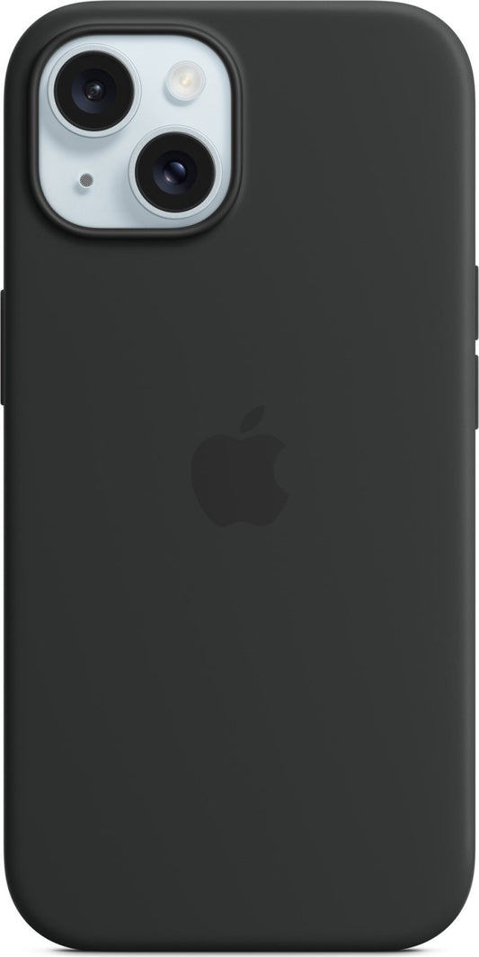 Apple iPhone 15 Silikon Case mit MagSafe schwarz MXPD3ZM/A