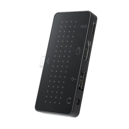 Twelve South StayGo Mini - Kompakter USB-C Hub, Schwarz – Detail